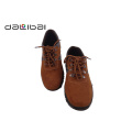 2015 best selling suede leather good low price lightweight safety shoes